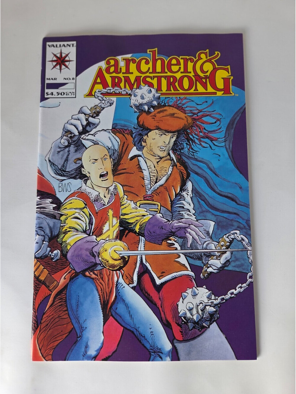 Archer & Armstrong #2 Valiant Comics March 1993 BWS Cover VF/NM